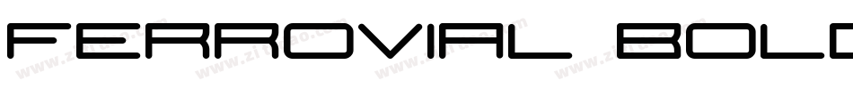Ferrovial Bold字体转换